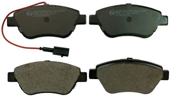 Комплект тормозных колодок, дисковый тормоз DENCKERMAN B110185