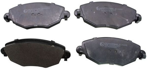Комплект тормозных колодок, дисковый тормоз DENCKERMAN B110202