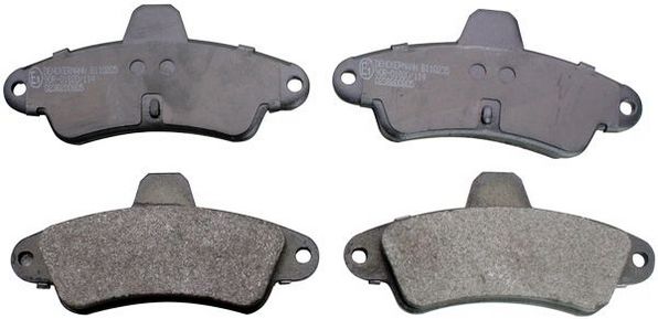 Комплект тормозных колодок, дисковый тормоз DENCKERMAN B110205