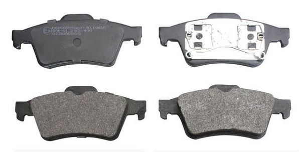 Комплект тормозных колодок, дисковый тормоз DENCKERMAN B110650