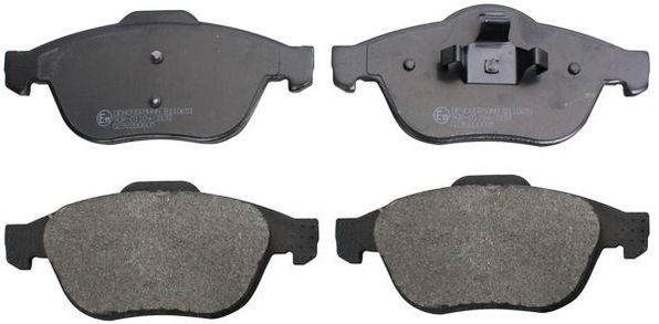 Комплект тормозных колодок, дисковый тормоз DENCKERMAN B110651
