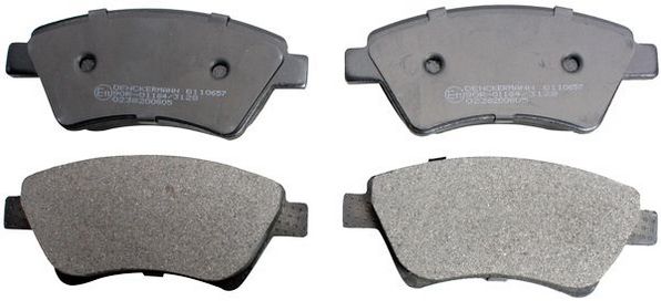 Комплект тормозных колодок, дисковый тормоз DENCKERMAN B110657