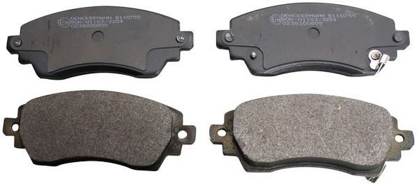 Комплект тормозных колодок, дисковый тормоз DENCKERMAN B110755