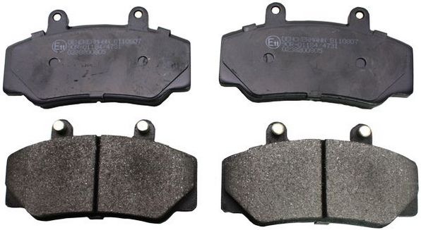 Комплект тормозных колодок, дисковый тормоз DENCKERMAN B110807