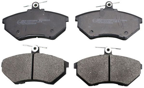 Комплект тормозных колодок, дисковый тормоз DENCKERMAN B110828