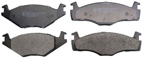 Комплект тормозных колодок, дисковый тормоз DENCKERMAN B110833