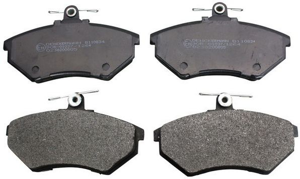 Комплект тормозных колодок, дисковый тормоз DENCKERMAN B110834