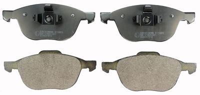 Комплект тормозных колодок, дисковый тормоз DENCKERMAN B110855