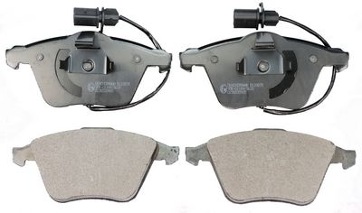 Комплект тормозных колодок, дисковый тормоз DENCKERMAN B110878