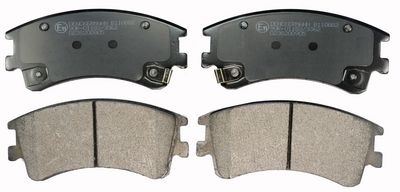 Комплект тормозных колодок, дисковый тормоз DENCKERMAN B110882