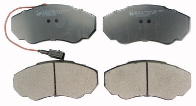 Комплект тормозных колодок, дисковый тормоз DENCKERMAN B110899
