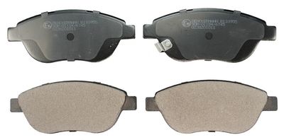 Комплект тормозных колодок, дисковый тормоз DENCKERMAN B110955