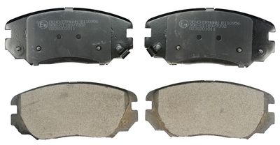 Комплект тормозных колодок, дисковый тормоз DENCKERMAN B110956