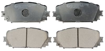 Комплект тормозных колодок, дисковый тормоз DENCKERMAN B110959