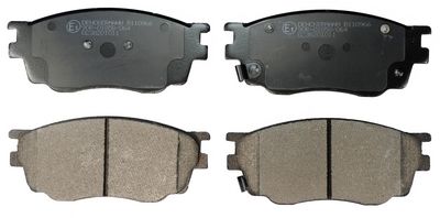 Комплект тормозных колодок, дисковый тормоз DENCKERMAN B110966