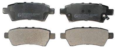 Комплект тормозных колодок, дисковый тормоз DENCKERMAN B110967