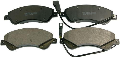 Комплект тормозных колодок, дисковый тормоз DENCKERMAN B111005