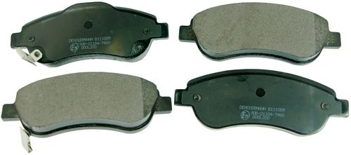Комплект тормозных колодок, дисковый тормоз DENCKERMAN B111009