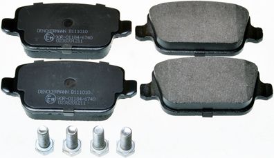 Комплект тормозных колодок, дисковый тормоз DENCKERMAN B111010