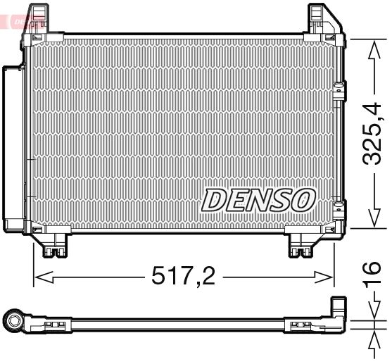 Конденсатор, кондиционер DENSO DCN50101