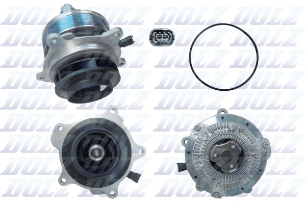 Водяной насос, охлаждение двигателя DOLZ D324