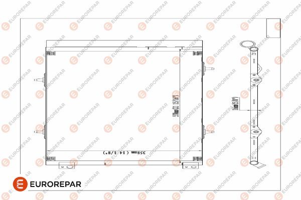 Конденсатор, кондиционер EUROREPAR E163371