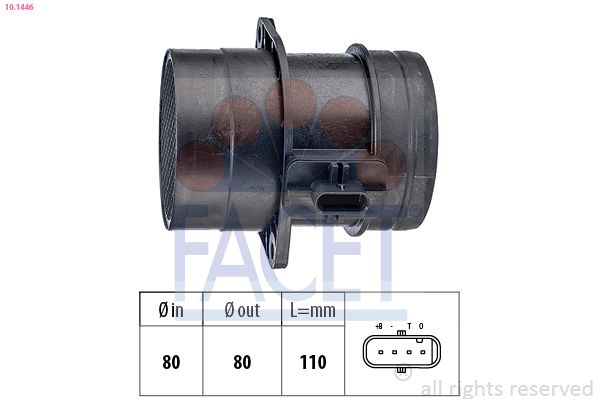 Расходомер воздуха FACET 101446