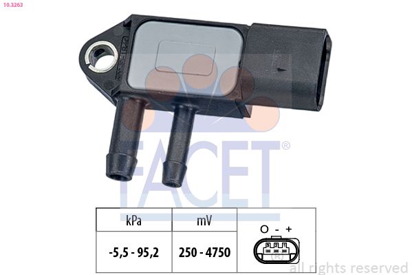 Датчик давления, усилитель тормозной системы FACET 103263
