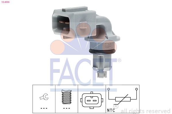 Датчик, внешняя температура FACET 104005