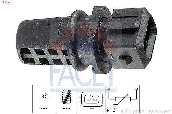 Датчик, внешняя температура FACET 104008