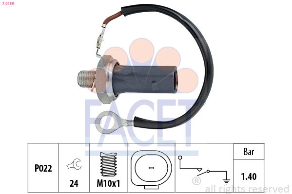 Датчик давления масла FACET 70159