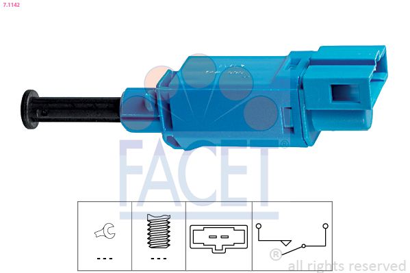Выключатель фонаря сигнала торможения FACET 71142