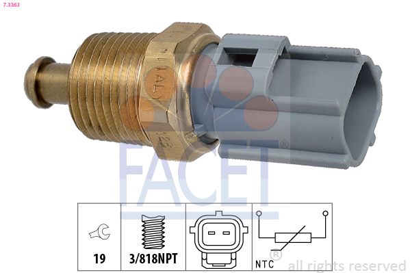 Датчик, температура масла FACET 73363