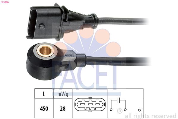 Датчик детонации FACET 93068