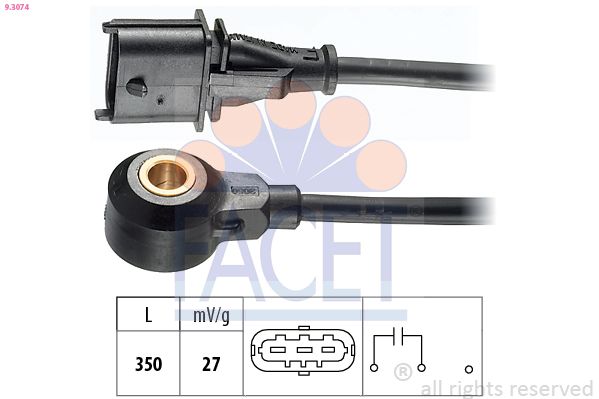 Датчик детонации FACET 93074