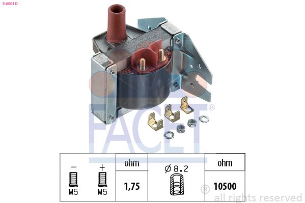 Катушка зажигания FACET 96001D