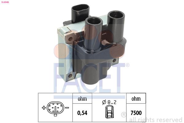 Катушка зажигания FACET 96046