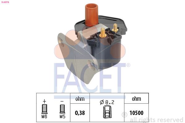 Катушка зажигания FACET 96078