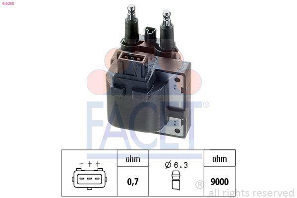Катушка зажигания FACET 96255