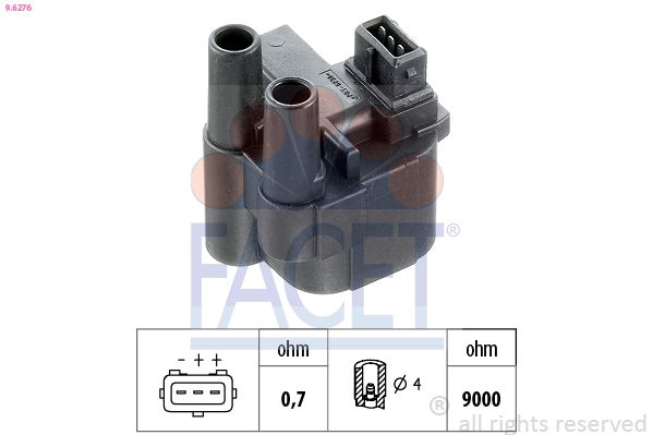 Катушка зажигания FACET 96276