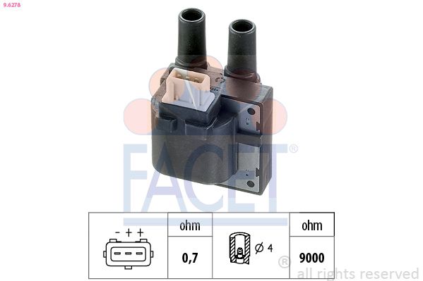Катушка зажигания FACET 96278