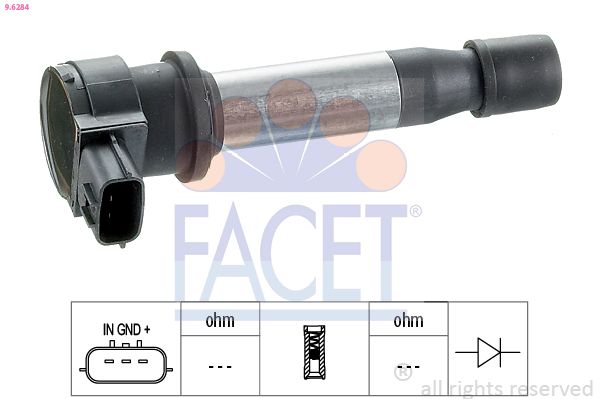 Катушка зажигания FACET 96284