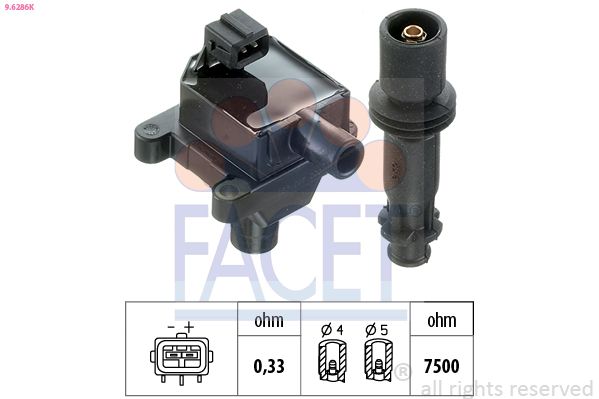 Катушка зажигания FACET 96286K