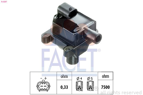 Катушка зажигания FACET 96287