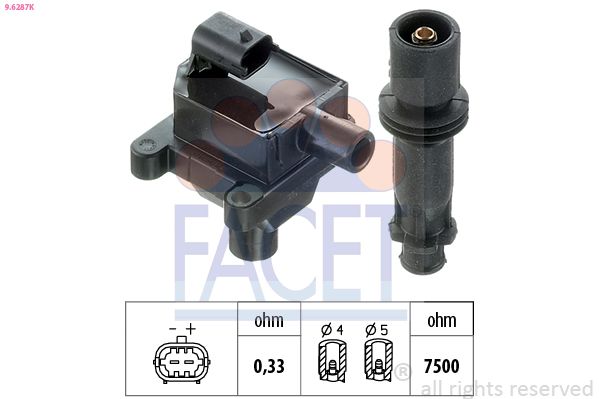 Катушка зажигания FACET 96287K