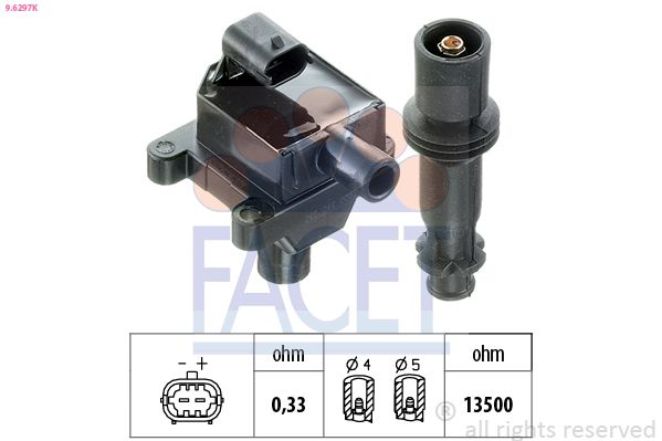 Катушка зажигания FACET 96297K