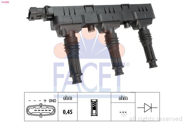 Катушка зажигания FACET 96298