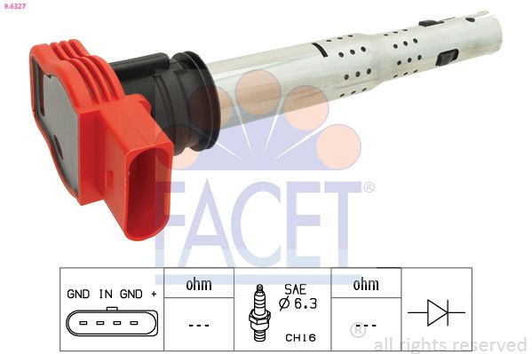 Катушка зажигания FACET 96327