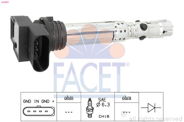 Катушка зажигания FACET 96331