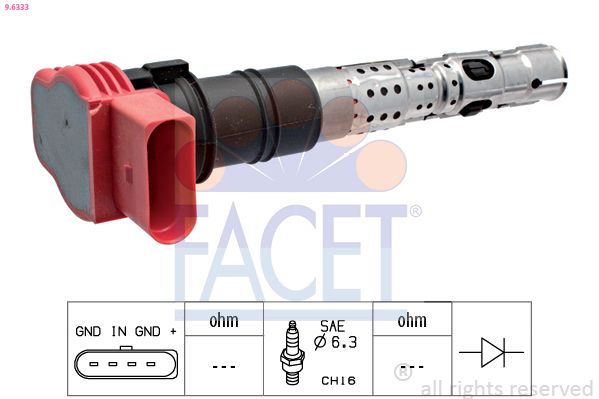 Катушка зажигания FACET 96333